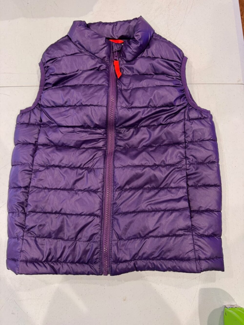 New Kids Purple Puffer Vest - Primary Brand Size 8-9